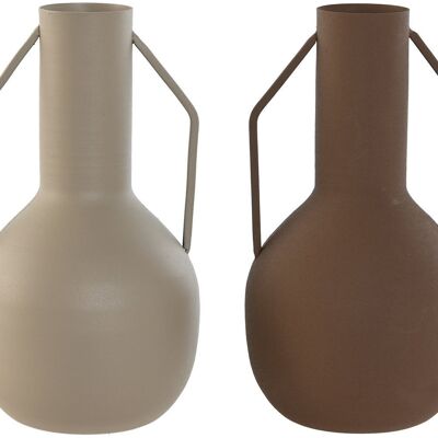 Vase en métal 11X11X20,7 2 Assortiment. JR212985