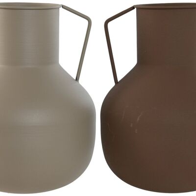 Vaso Metallo 22X22X30 2 Assortimento. JR212983