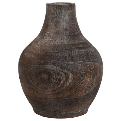 Paulownia-Vase 16X16X24 getragen dunkelgrau JR214234