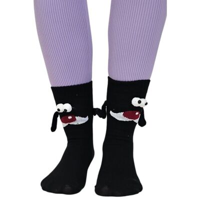 FENDY black socks with magnetic paws