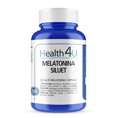 H4U Melatonina siluet 30 cápsulas de 550 mg