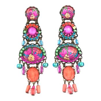 BOUCLES D'OREILLES EN CRISTAL ROMANCE 3