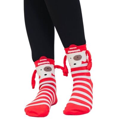 BOB striped socks with magnetic paws