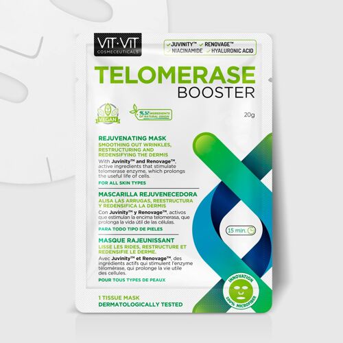 Mascarilla Facial Tisú Rejuvenecedor Telomerase Booster Vit Vit Cosmetics