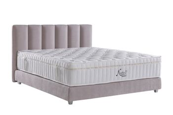 Lit à sommier tapissier lit de luxe incl. matelas 4