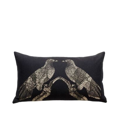 Linen cushion “Black Eagles”