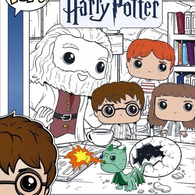 LIBRO PARA COLOREAR - Funko Harry Potter