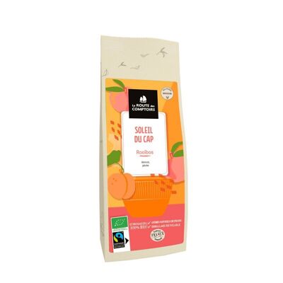 Rooïbos SOLEIL DU CAP P'tites Douceurs - Abricot, pêche - Sachet 100g