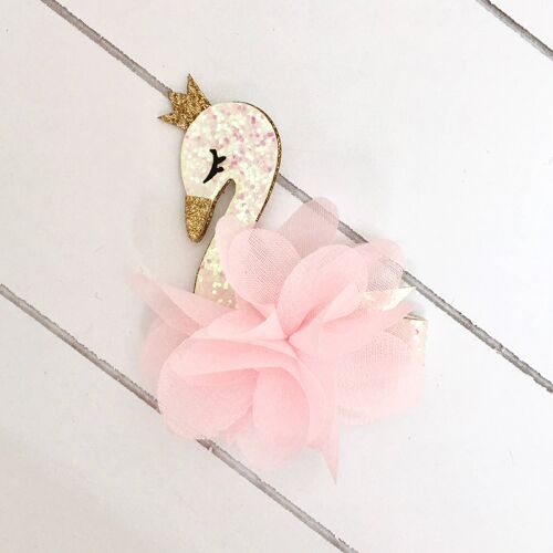 Glitter Collection - hair clip with glitter figure