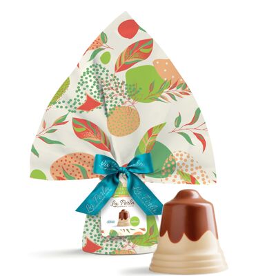 Campana de Pascua de chocolate de dos sabores