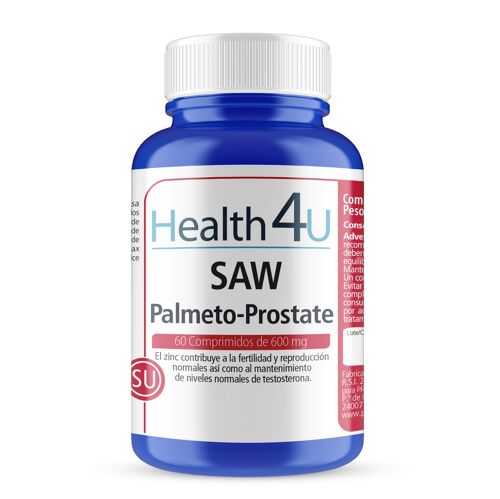 H4U Saw Palmeto-Prostate 60 comprimidos de 600 mg