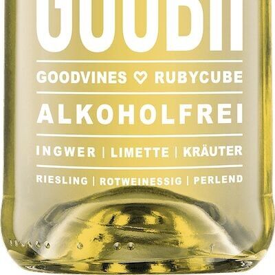 alkoholfreier prickelnder Aperitif - 0,75l | GUUBII Ingwer/Limette