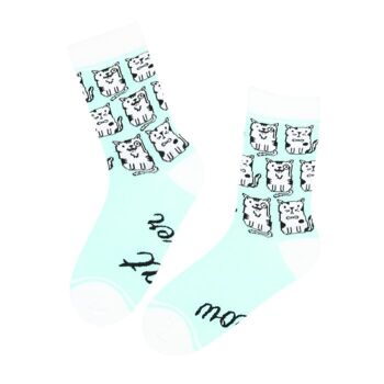 Chaussettes femme CAT LOVER taille 6-9 1