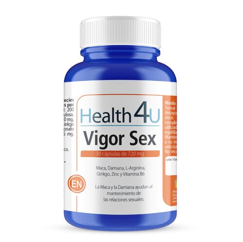 H4U Vigor sex 30 cápsulas de 720 mg