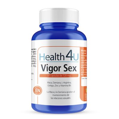 H4U Vigor sex 30 cápsulas de 720 mg