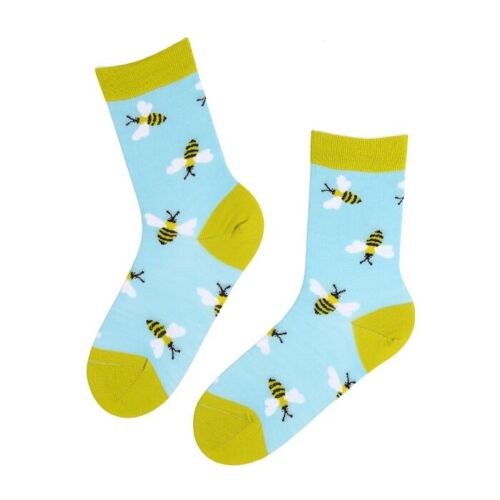 ZUMZUM merino wool socks with bees