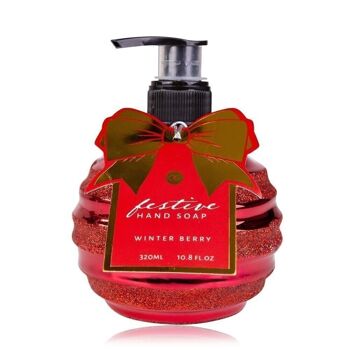 Savon mains Festive Rouge - 320ml