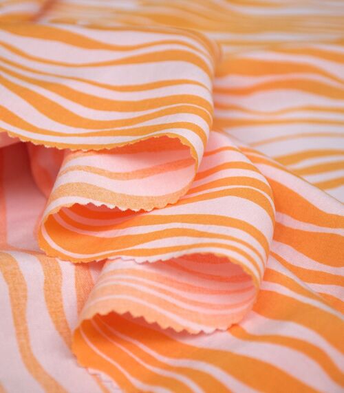 Tissu Ripple abricot