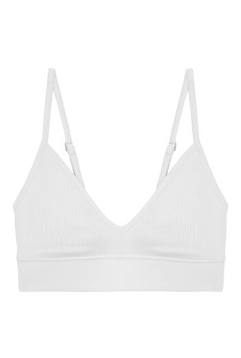 Brassière Coton BIO - Blanc 12