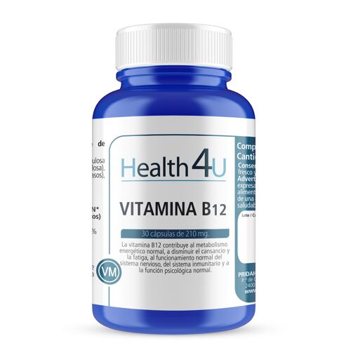 H4U Vitamina B12 30 cápsulas de 210 mg