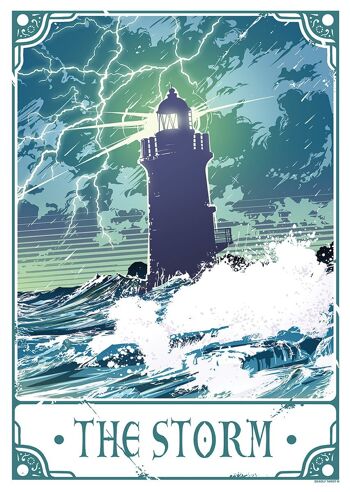 Éveil mortel du tarot - La tempête Mini Poster