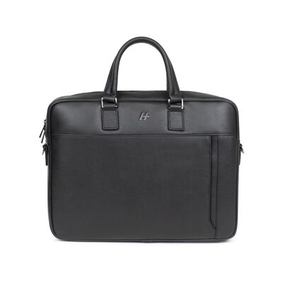 Daniel Hechter 13'' & A4 briefcase - Grained cowhide leather - Together Collection