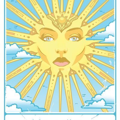 Deadly Tarot Awakening - The Sun Mini Poster