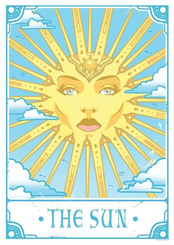 Éveil mortel du Tarot - Le Soleil Mini Poster