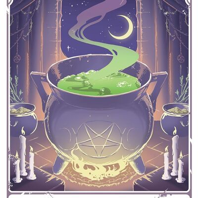 Deadly Tarot Awakening - The Cauldron Mini Poster
