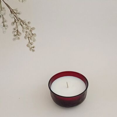 RUBY candle with curse - Unique piece