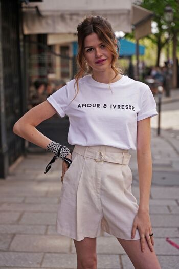 T-shirt "Amour & ivresse" 1