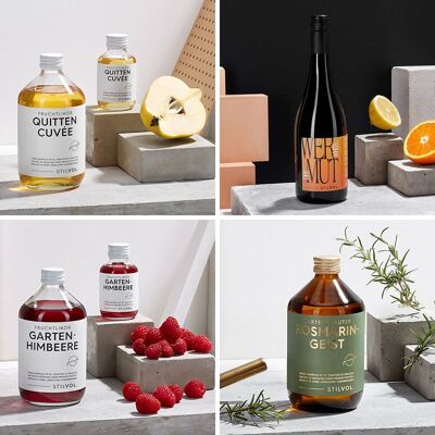 Spring & Summer — STYLISH. Vermouth, rosemary spirit and liqueurs in a package - Summer Drink Bundle