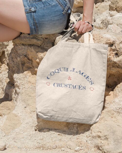 Tote bag "Coquillages & crustacés"