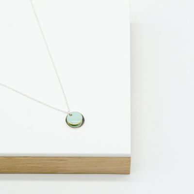 Feine Kette DOT silber, Mint