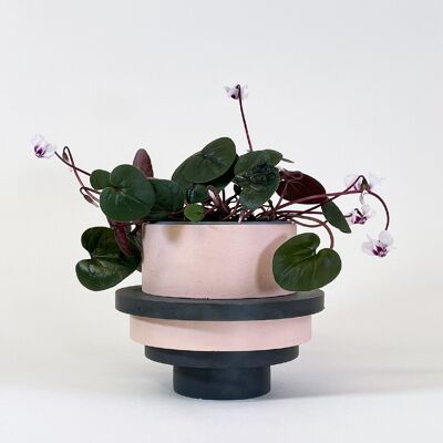 Totemico Medium Pot – Blush Pink und Schwarz