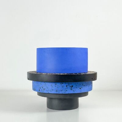 Totemico Medium Pot- Royal Blue and Black
