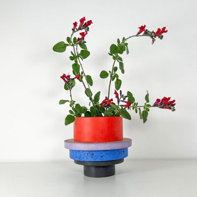 Totemico Medium Pot- Black, Red, Berry and Royal Blue