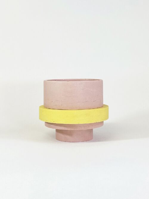 Piccolo Pot Blush and Yellow