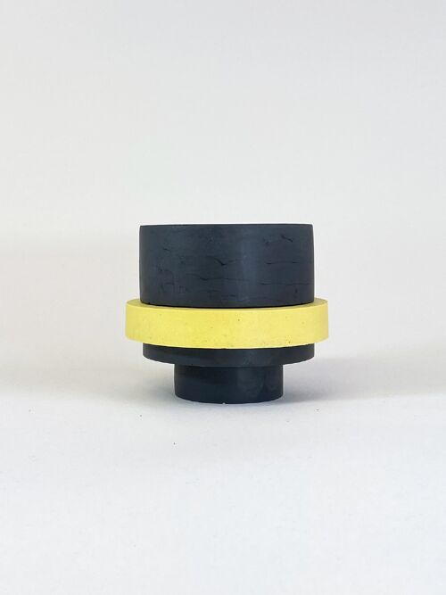 Piccolo Pot Black and Yellow