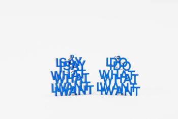 BOUCLES D'OREILLES - I DO WHAT I WHANT / I SAY WHAT I WANT 5