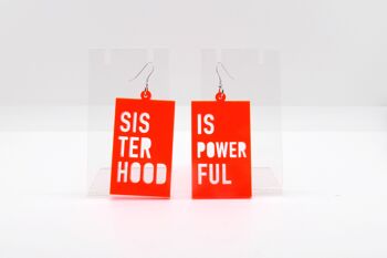 BOUCLES D'OREILLES - SISTERHOOD IS POWERFUL 9