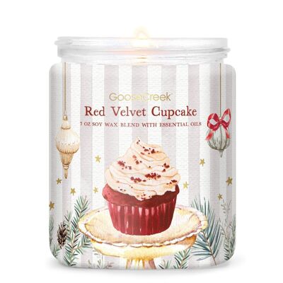 Cupcake en velours rouge Goose Creek Candle® 198 grammes