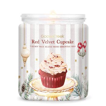 Cupcake en velours rouge Goose Creek Candle® 198 grammes 1