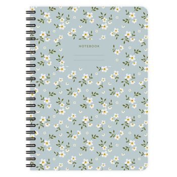 Ensemble de 4 A5 | Blocs-notes Motif floral bohème 5