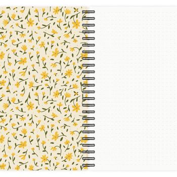 Ensemble de 4 A5 | Blocs-notes Motif floral bohème 10