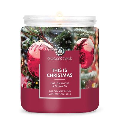 Dies ist Christmas Goose Creek Candle® 198 Gramm