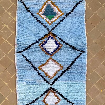 Mini Tapis Boucherouite SALAM