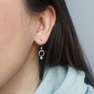 Mini round and hoop earrings #2
