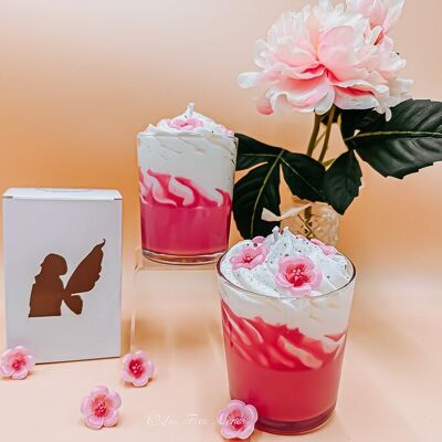 Large gourmet cherry blossom candle - SPRING