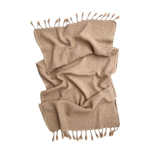 Rulo Cotton Waffle Hand Towel - Blush